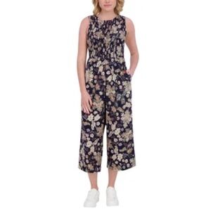 NWT Andrew Marc Floral Romper Jumpsuit Size XL